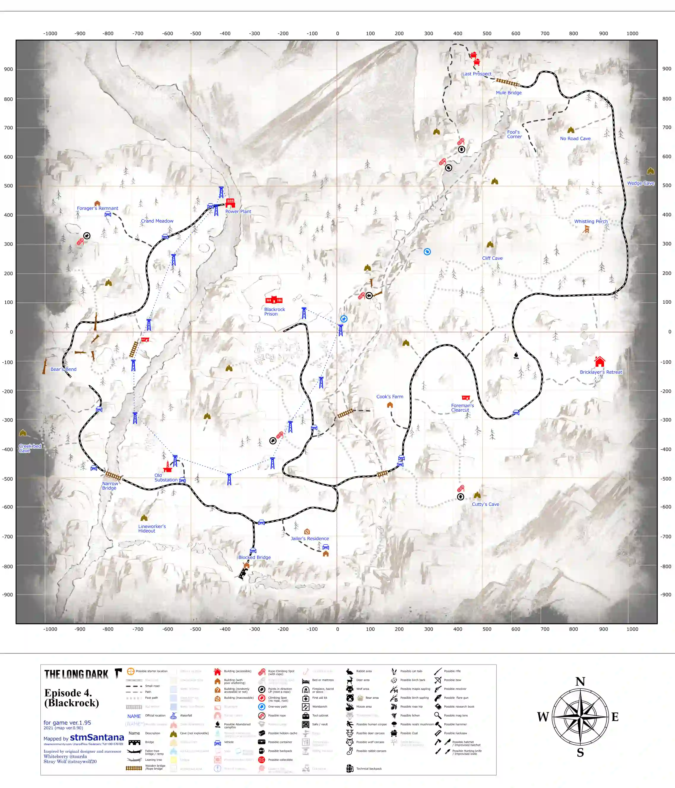 The Long dark maps: All regions (2023) with a regional guide