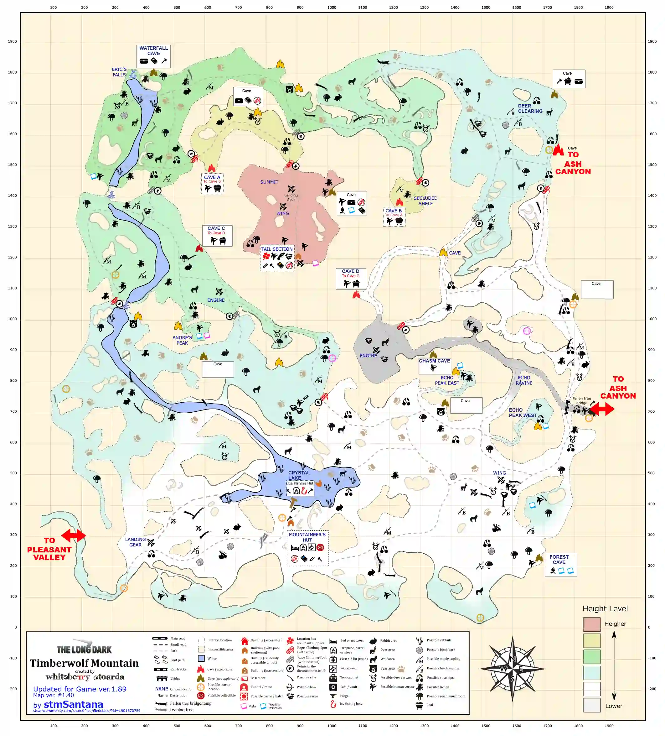 The Long dark maps: All regions (2023) with a regional guide