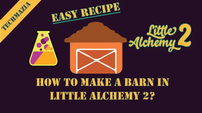 How to make Barn in Little Alchemy 2? with barn icon in the middle of the image