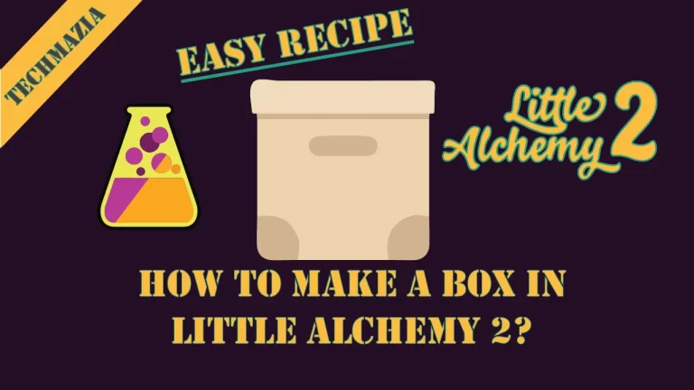 How to make Box in Little Alchemy 2? with the box item in the middle of the image.