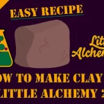 How to make Clay in Little Alchemy 2? with the clay item in the middle of the image.