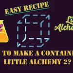How to make Container in Little Alchemy 2? with the container item in the center of the image