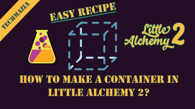 How to make Container in Little Alchemy 2? with the container item in the center of the image