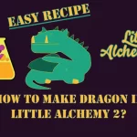 How to make a dragon in Little Alchemy 2? with the dragon icon in the middle of the screen.