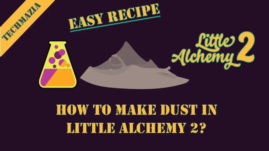 How to make Dust in Little Alchemy 2? with the dust icon in the middle of the image.