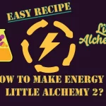 How to make energy in Little Alchemy 2? with the Energy icon in the center of the Image