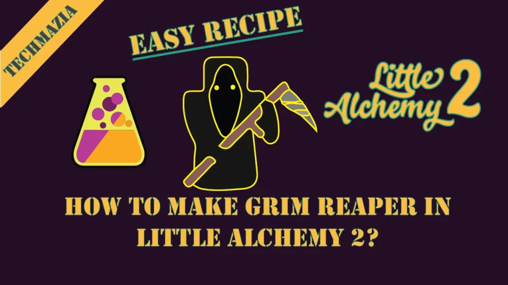 How to make Grim Reaper in Little Alchemy 2? with an image of Grim Reaper as appeared in the Game in Little Alchemy 2.