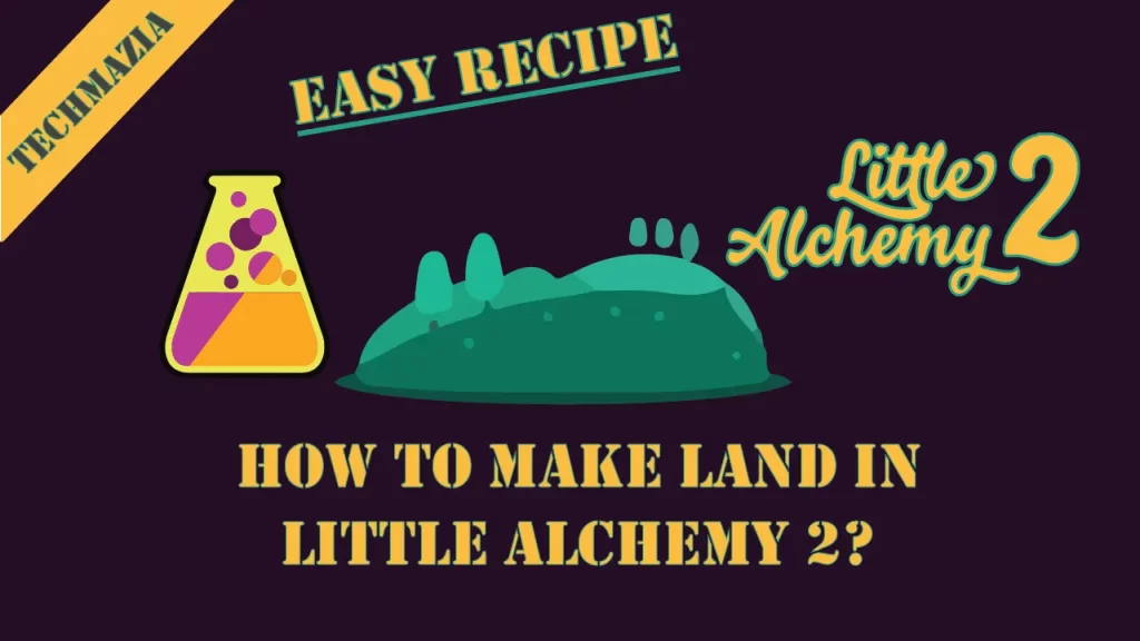 How to make Land in Little Alchemy 2? with the land icon in the middle of the image.