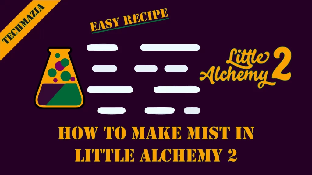 How to make Mist in Little Alchemy 2? with the mist icon in the middle of the image.
