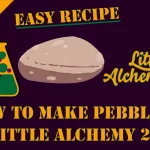 How to make Pebble in Little Alchemy 2? with the pebble icon in the middle of the image.