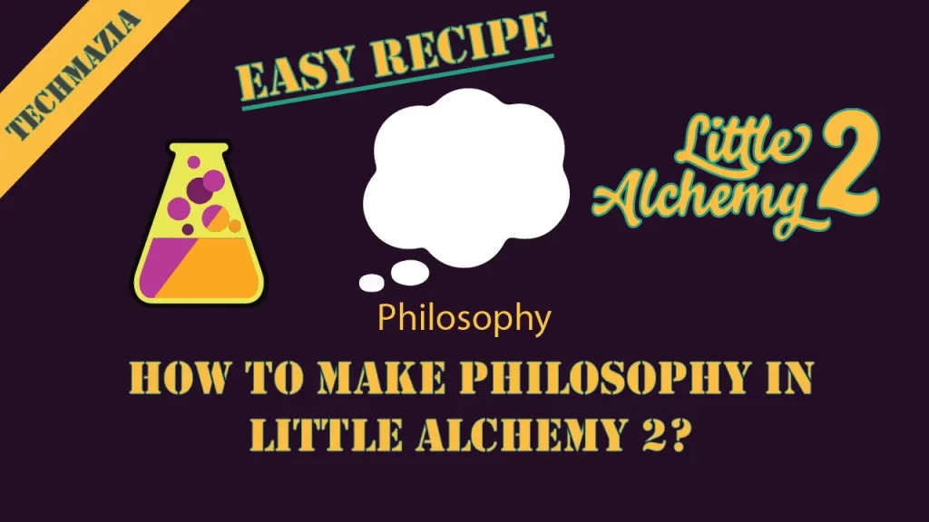 How to make Philosophy in Little Alchemy 2? with philosophy icon between the screen
