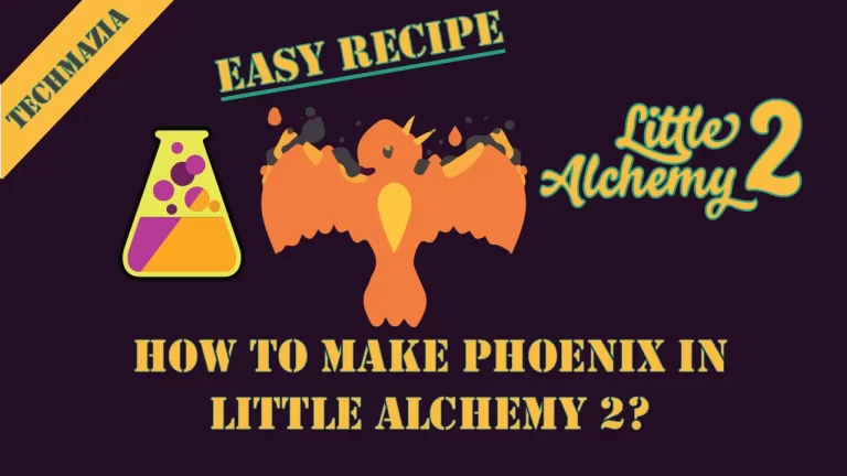 How to make Pheonix in Little Alchemy 2? with the Phoenix icon in the middle of the image.