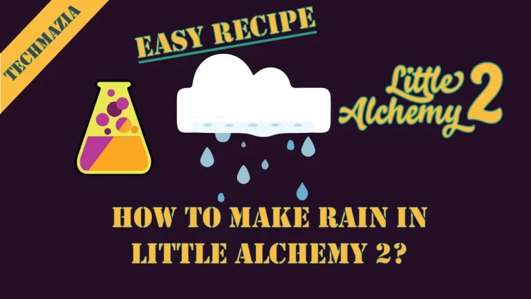 How to Make Rain in Little Alchemy 2? [Solved 100%] ✓