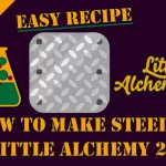 How to make Steel in Little Alchemy 2? with the Steel icon in the middle of the image.