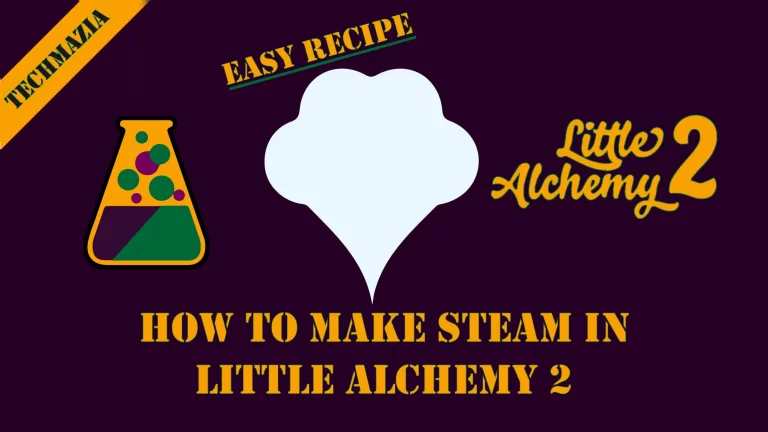 How to make Steam in Little Alchemy 2? with the steam icon in the middle of the image.