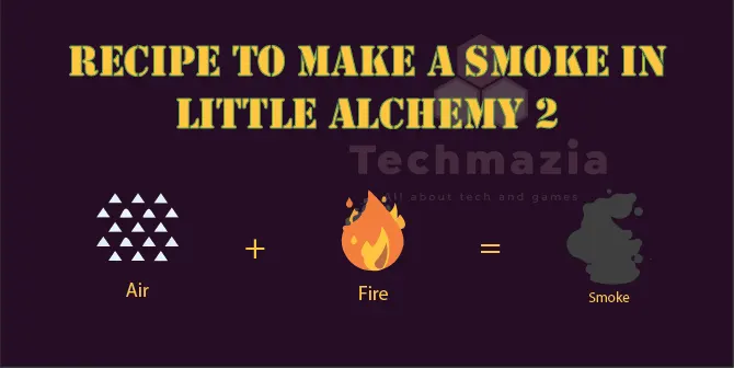Full Recipe to make Smoke in Little Alchemy 2