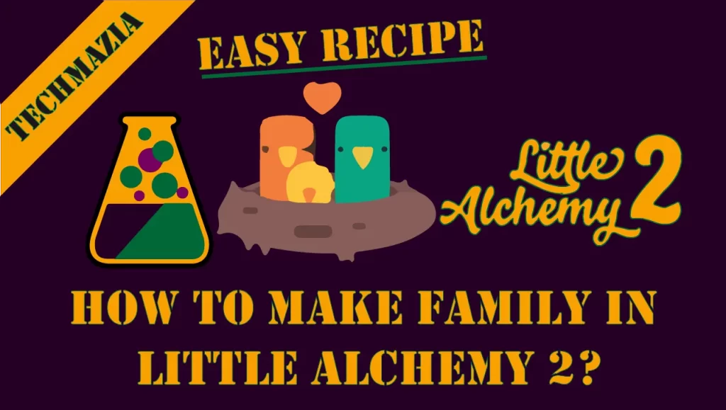 How to make Family in Little Alchemy 2? with the family icon in the middle of the image.