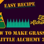 How to make Grass in Little Alchemy 2? with the grass icon in the middle of the image.