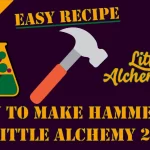 How to make Hammer in Little Alchemy 2? with the hammer icon in the middle of the image.