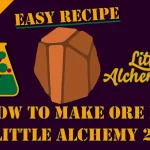 How to make Ore in Little Alchemy 2? with the ore icon in the middle of the image.
