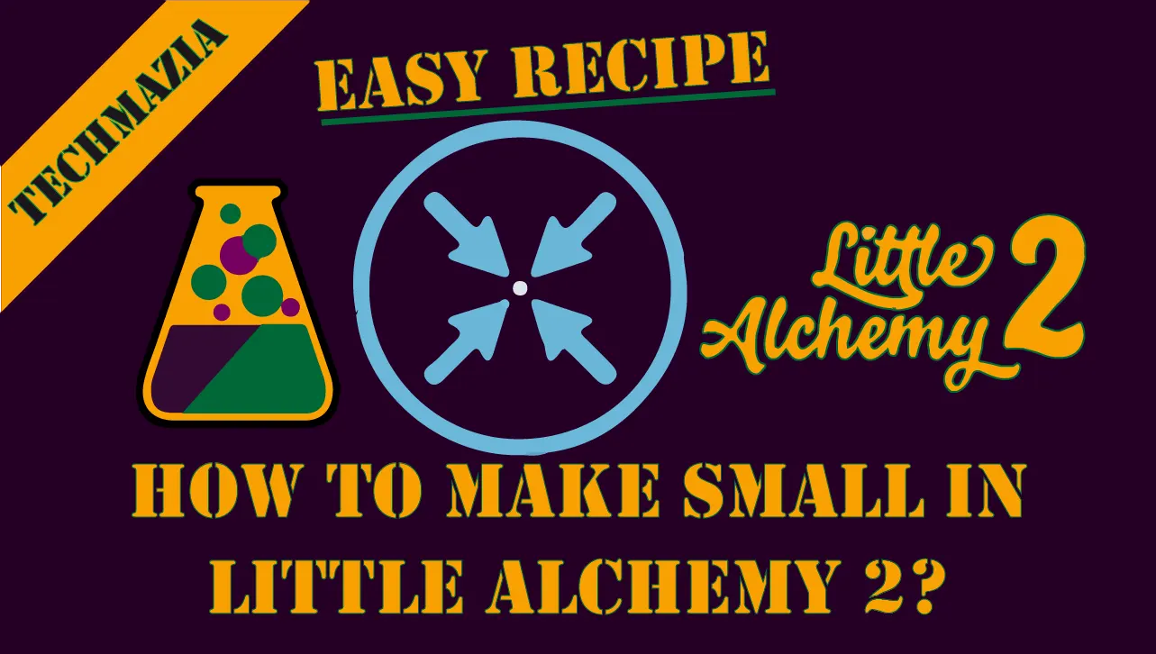 How to make Small in Little Alchemy 2? with the small icon in the middle of the image.