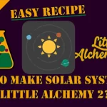How to make Solar System in Little Alchemy 2? with the solar system icon in the middle of the image.